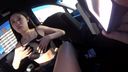 [Personal shooting] A petite and slim beautiful girl in her 20s, it is the first video in the car