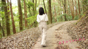 【Naked walking】Walking naked on a mountain road in early summer and bathing ♪ in the forest