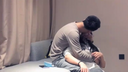 韓國英俊排球運動員（21歲）偷偷投籃太激烈愛情酒店！　韓國運動員間諜攝像機硬性愛 w/ GF！
