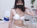 【ライブチャット#8】【素人】モデル級、黒髪美女の女子大生が全裸オナニーを公開！えっちな声で喘ぎながら自前の電マでクリ責め生配信【無修正】