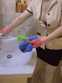 【FHD Amateur Girl】Play a lonely inn cleaner