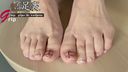 Married woman Shizuka with toes in the erogenous zone cold cool 23.5cm sole toe close-up appreciation