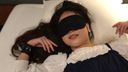 [Real amateur] I tried to hide my eyes to Rua-chan and give her a rubber chocking and vaginal shot