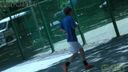 공원에서 축구를 하고 있는 아이에게 말을 걸어 무사히 스카우트!