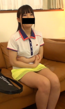 [Active student in her teens] the young body of a well-developed tennis girl from corner to corner and mass vaginal shot * Individual shooting