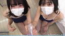 Active 18-year-old Marina-chan & Lara-chan! Uniform gravure intention is a twin shoot with a squirt water masturbator! ?? 【4K】