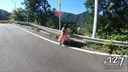 [Asumi chan neru ura] #127 In the blind spot of the mountain pass where the touring rider runs, a female ◯ student may be masturbating exposedly.