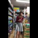 [거꾸로 바구니 촬영 12] 에로틱 한 빵을 먹으면서 쇼핑하는 자매