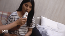 【Amateur Girl Ranking】My cousin who doesn't know my heart went to bed with me with ice cream