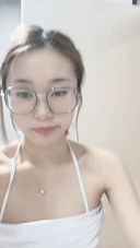 【Amateur Girl Ranking】Twin sister with innocent glasses masturbates at home alone today