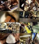【電車チカン】エロそうな体つき　茶髪ロング　スタイル抜群のパーリーピーポー女子大生＃04