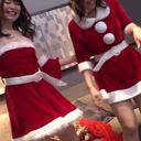 【ハメ撮り】クリスマスに新宿でナンパした女子大生達を酔わせて乱交セックス
