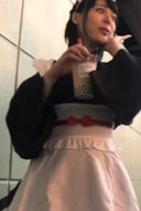 [Individual shooting / Akiba maid café back op] Neat and clean beautiful breasts girl continuous orgasm [* Limited]