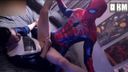 [모무] 최신작 한정 20장 한정 미국의 만화 히어로★ 스파이더맨이 금단의 불륜을 펼친다! !