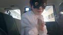 Personal shooting Super cute and plump nipples pink delicate amateur young wife no hand ★ ★ in the car