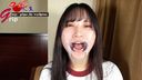 Apparel clerk Misaki's 3 silver teeth & gaping space mouth opening oral appreciation