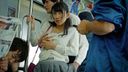 Kissing provocation on a crowded train, estrus bare crotch ... Best 17 train obscene videos