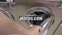 Pervs On Patrol - Latina Gets Facial In Laundromat