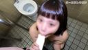 [To○ Yokomusume's semen processing toilet part-time] Naked in a multipurpose toilet where people come and go right outside and squeeze her favorite middle-aged black crazy [Department store underground salesperson Moeka-chan (20 years old)]
