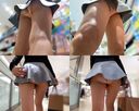 [Secret in the skirt] The ass is fully visible ☆ The see-through panties were too erotic!!