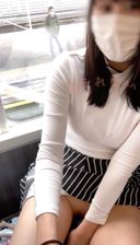 It's an amateur selfie! It seems to be quite popular, and it is a masturbation on the train that Erena is also in the habit! Even if there are few people in the train, I get nervous, and I get excited when I see people and cars on the platform of the station or outside、、、