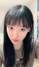 Selfie of a beautiful Chinese girl with an idol face