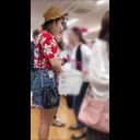 【カゴ逆さ撮り05】ミニスカ女子のパンツが気になって買い物できない