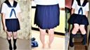 [Limited time product] Appearance amateur J 〇 series local J 〇 real summer sailor suit costume [Miniskirt navy blue & panchira indoor edition] photo book part2 [ZIP file downloadable]