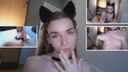 Cuteness is exploding, Eastern European nude model, cat costume, angelic smile even if sperm is released inside! Check out the sample video!