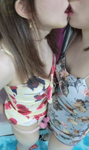 [SSS class beauty cross-dressing] Two beautiful cross-dressers in a summer dress love each other and sex