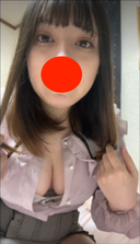 【Video Call】 F cup beautiful breasts college student Sana, full face! I came hard with finger masturbation!