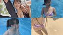 ※Limited quantity※ [J series date] Hidden big breasts, plump bristle musume (18) ☆ Raw sex in a swimsuit with a small fat uncle who likes teenagers ☆