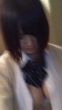 【Uniform Clothes】First time inside orgasm. A beautiful girl who never stops convulsing.　※Smartphone shooting