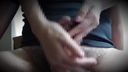 ★ Personal shooting close-up of the orgasm of the husband's erection big having the wife pull out with a back hug Close-up individual shooting ★ / selfie [Real amateur couple's activities]