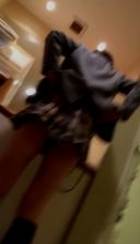[Un ● Year] Na ● Prefectural J 〇 3rd grade 1 ● year old J ● squeezes in the crab crotch cowgirl position. At the end, I came from the back of my vagina in the missionary position.