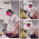 [Part-time job girl / hidden photo of the changing room] Masturbation that rolls up secretly to the store manager by changing clothes at the end of the part-time job! （mp4）