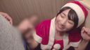 【Amateur / Nampa】 F Cup Ro 〇 Face Nurse is Erotic Santa Cos! Suck the big hard with your small mouth!