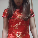【個人撮影】梨亜のチャイナドレスで大きくなったね!シコシコしてあげるね♥
