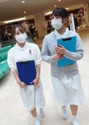 ≪ 대학병원에서 근무하는 간호사가 흰 코트를 입고 ≫. 관대 한 간호.