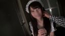 [Miss Ura-Opryfle] Production SEX personal shooting of a black-haired maid girl. with a big.