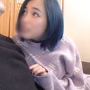 【ぽっちゃり】青髪ショートカット爆乳娘、ねいちゃん21歳。SM中出しSEX。