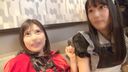 【ハロウィン・ナンパ】赤ずきん衣装のギャル系お姉さんを即マンGET！後輩と一緒にWフェラ！