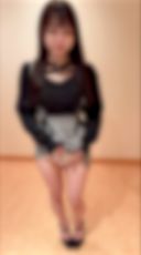 【個撮】20歳現〇受付嬢モテたい系清楚系ｐ活女子５　トー横地雷系の服着せてみました。もちろん大量中出し必須。