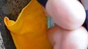 코믹 마켓 코스프레 슈퍼 귀여운 큰 미소 레이어 큰 오픈 다리 줄무늬 팬티 라 코미케