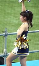 Working cheerleader daughter