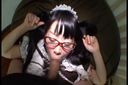 Active maid café glasses girl clerk participates in the actual battle Nanotan ZACK_034