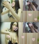Black hair long neat and clean cute young lady beautiful and bra try-on My shop's fitting room 63