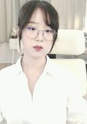 안경 한국 미녀 자위 라이브