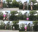 【Individual shooting】Ayane-chan and Satomi-chan! Stuffy with sweat for the first time ~ Bonus video of shooting in the mouth with a landing from basketball