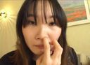 【Nose】A special video of a woman snorting ☆ You can get a lot of nose! !! ④